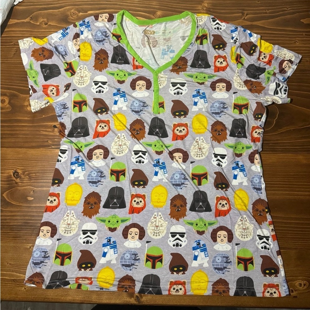 Little sleepies Legends of the galaxy women’s short sleeve top